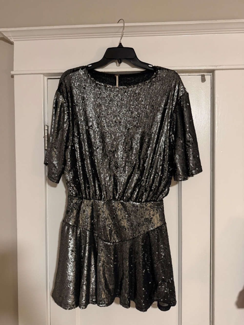 Free People Manuka Sequin Mini Dress Size M - Picture 3 of 3